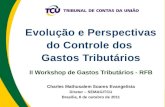 II Workshop de Gastos Tributários - RFB Charles Mathusalem Soares Evangelista Diretor – SEMAG/TCU Brasília, 6 de outubro de 2011