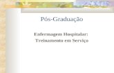 Pós-Graduação Enfermagem Hospitalar: Treinamento em Serviço.