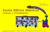 Escola Bíblica Dominical Crianças e Intermediários Instituto Bíblico Maranata - Trabalho de Crianças, Intermediários e Adolescentes – A Festa da Dedicação.