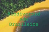 Biodiversidade Brasileira.  A formação da palavra biodiversidade se dá pela união do radical Bio = vida e da palavra diversidade = variedade, por isso.