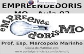 EMPREENDEDORISMO – Aula 02 Prof. Esp. Marcopolo Marinho Cópia do Material em: .