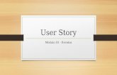 User Story Módulo 03 - Eventos. User Story 01: Controle de Presença Os participantes deverão utilizar seus aparelhos para confirmar sua presença utilizando.