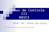 Sistemas de Controle III N8SC3 Prof. Dr. Cesar da Costa 4.a Aula: Matriz de Transição de Estado.