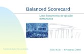 Balanced Scorecard Uma ferramenta de gestão estratégica João Rolo – Fevereiro 2010 Sindicato dos Quadros Técnicos do Estado.