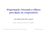 Programação Orientada a Objetos para Redes de Computadores Prof. Miguel Elias Mitre Campista miguel POO para Redes de Computadores.