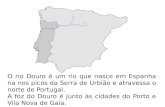O rio Douro é um rio que nasce em Espanha na nos picos da Serra de Urbião e atravessa o norte de Portugal. A foz do Douro é junto às cidades do Porto e.