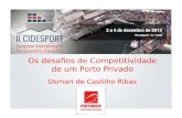 Os desafios de Competitividade de um Porto Privado Osmari de Castilho Ribas.