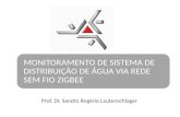 MONITORAMENTO DE SISTEMA DE DISTRIBUIÇÃO DE ÁGUA VIA REDE SEM FIO ZIGBEE Prof. Dr. Sandro Rogério Lautenschlager.