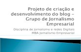 Disciplina de Jornalismo e redes Digitais MBA Jornalismo Empresarial