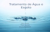 Tratamento de Água e Esgoto Lara Araújo Thais Manoel Vitoria Guereschi.