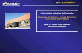IEP - EXTENSÃO Universidade Metodista de Piracicaba Assessoria da Reitoria - Área de Extensão e de Assuntos Comunitários Prof. Dr. Ismael Forte Valentin.