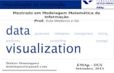Visualização de Informação EMAp - FGV Setembro, 2015 Mestrado em Modelagem Matemática da Informação Prof. Asla Medeiros e Sá Walter Dominguez domingwal@gmail.com.