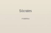 Sócrates A dialética. Quem foi Sócrates? .. Nascido em Atenas, Sócrates (469-399 a.C) é tradicionalmente considerado um marco divisório da história.