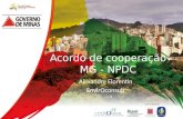 Alexandre Florentin EnvirOconsult Acordo de cooperação MG - NPDC.