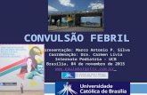 CONVULSÃO FEBRIL Apresentação: Marco Antonio P. Silva Coordenação: Dra. Carmen Lívia Internato Pediatria - UCB Brasília, 04 de novembro de 2015 .