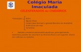 Colégio Maria Imaculada CELENTERADOS ou CNIDÁRIOS Exemplos: Hidra Águas-Vivas Corais (que formam a grande Barreira na Austrália) Anêmonas-do-mar Caravelas.