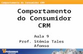 Comportamento do Consumidor CRM Aula 9 Prof. Stênio Tales Afonso.
