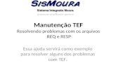 Manutenção TEF Resolvendo problemas com os arquivos REQ e RESP Essa ajuda servirá como exemplo para resolver alguns dos problemas com TEF.