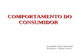 COMPORTAMENTO DO CONSUMIDOR Faculdade: Novos Horizontes Professora : Liliane Cabral.