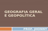 GEOGRAFIA GERAL E GEOPOLÍTICA PROF. JHONNY. Crise de Imigração na Europa.
