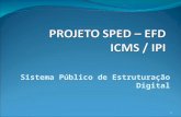Sistema Público de Estruturação Digital 1. 2 CADASTROS – Bloco 0 20 Registros 119 Campos 3.