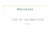 Recursos Prof. Ms. José Nabuco Filho PP-II -. 2 Fundamento Conceito Natureza jurídica.