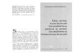 Tadeu Chiarelli 1995 - Da Arte Nacional Para a Arte Internacional Brasileira
