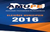 Cartilha Amupe - Eleições municipais 2016