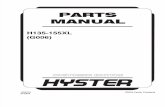 Manual peças Hyster 135-155 Xl