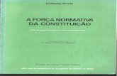 A Força Normativa Da Constituição - Hesse