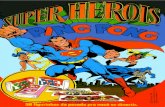 Album de Figurinhas Herois Marvel e DC - Super Herois Ping Pong - 1979