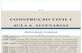 Const. Civil I. Aula 8 - Alvenarias.pdf