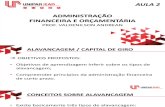 Administração Financeira e Orçamentária - AULA AO VIVO 2