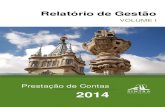 Prestação de Contas de 2014 da Câmara de Sintra - Relatório de Gestão