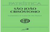 27.1 - Comentario as Cartas de Sao Paulo - I_ Vol - Sao Joao Crisostomo