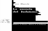 Baeck Leo La Esencia Del Judaismo
