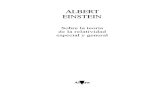 Einstein, Albert - Sobre La Teoria de La Relatividad Especial Y General