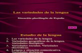 Tema 2 Variedades de La Lengua