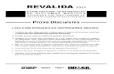 Prova Discursiva_Revalida 2012