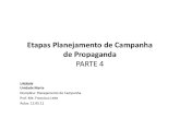 Etapas Planejamento de Campanha de Propaganda Parte 4 12-5-11 Modo de Compatibilidade