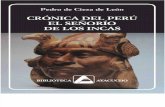 Cronicas Del Peru - Pedro de Ciena de Leon