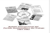 Boletín Internacional del PGT 1981-1983