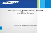 Samsung Universal Print Driver - Manual do Usuário