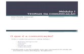 Módulo I - TEORIAS DA COMUNICAÇÃOx