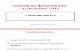 Assemblea ISS del 10.12.10 - Riordino