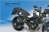Rider´s Manual - F 800 R 2011 - ENG