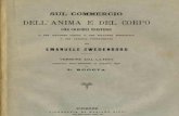 Em Swedenborg SUL COMMERCIO DELL ANIMA E DEL CORPO Loreto Scocia Firenze 1885