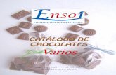 Catálogo de Chocolates Varios