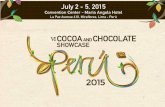 Perfil Comercial Salón del Cacao y Chocolate Edicion 2015 Inglés