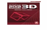 Sumário atualizado Livro AutoCAD 2012 3D Avançado